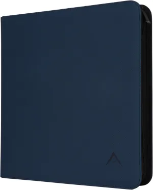 12 Pocket Card Binder, Fits 1008 Trading Cards Side Loading Ringless Card Album for TCG and Sports Cards -Blue