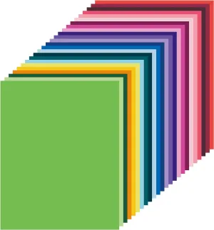 120 Sheets Colored Card Stock Printer Paper, 120 gsm 32 lb 24 Colors Pastel Construction Paper for Scrapbook School Office Printing DIY Craft (120GSM)