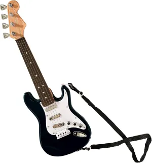 16 inch Mini Guitar Toy for Kids,Portable Electronic Black Guitar Musical Instrument Toy, Birthday Gifts for Beginner Children Toddler Boys Girls Age 3-6