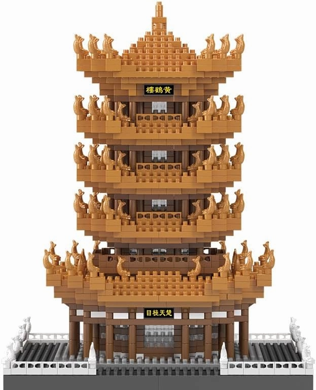 1788Pcs Chinese Architecture Mini Building Blocks Set for Adults - Micro Toy Building Bricks Model Kit - Educational Architecture Model Gift for Kids, Teens, and Adults Age 14 