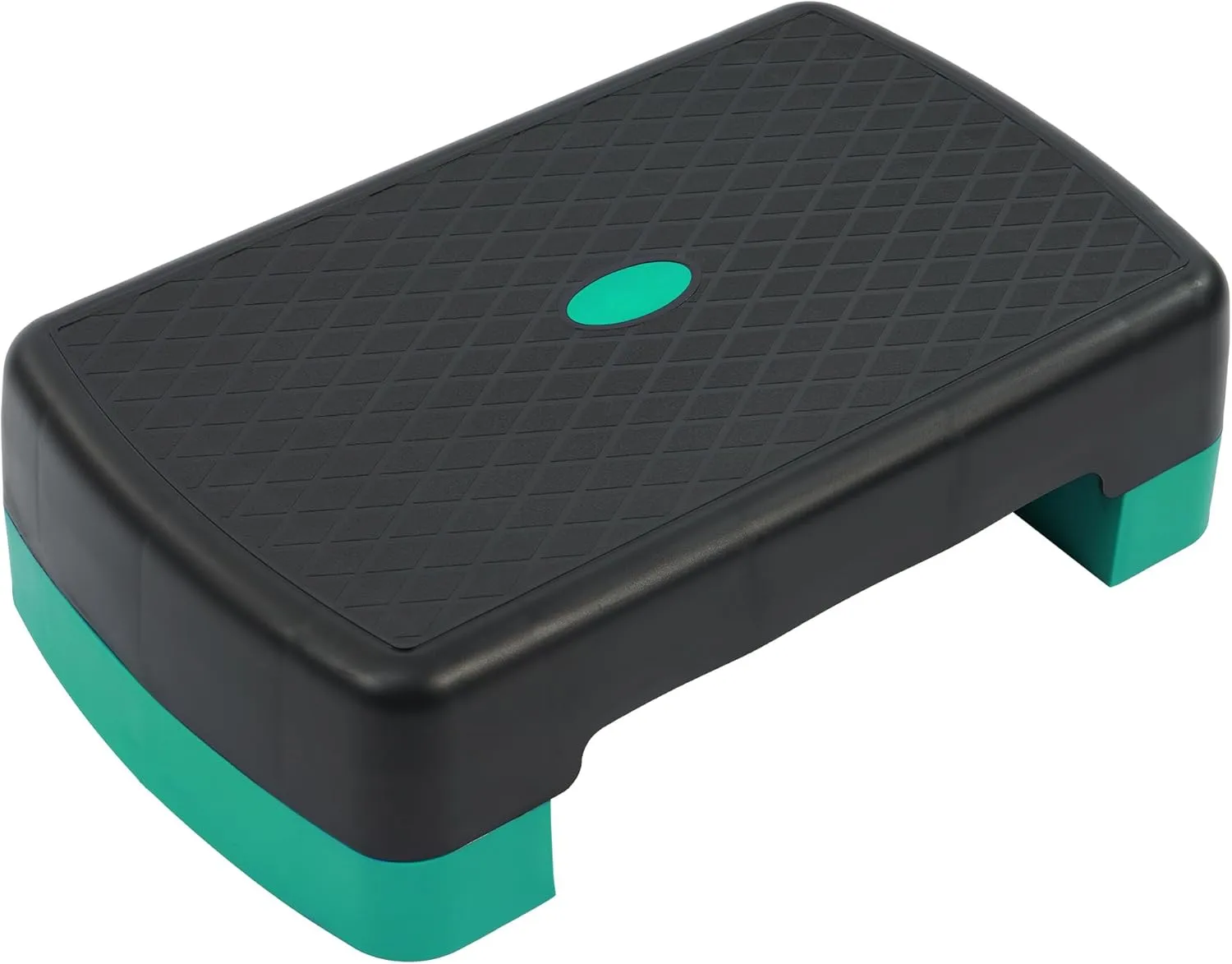 18" Workout Aerobic Stepper Step Platform with 2 Risers
