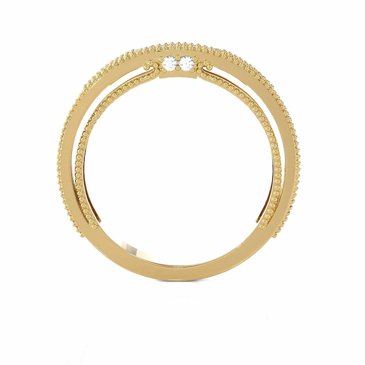 1/10 ctw Round Lab Grown Diamond Ring