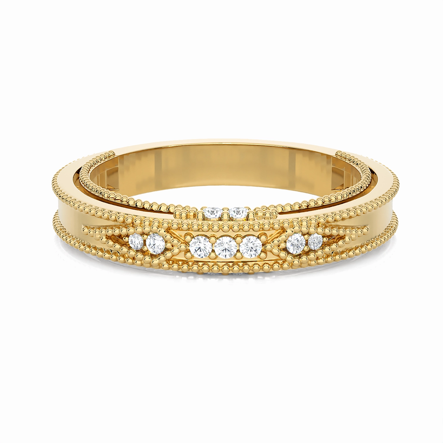 1/10 ctw Round Lab Grown Diamond Ring