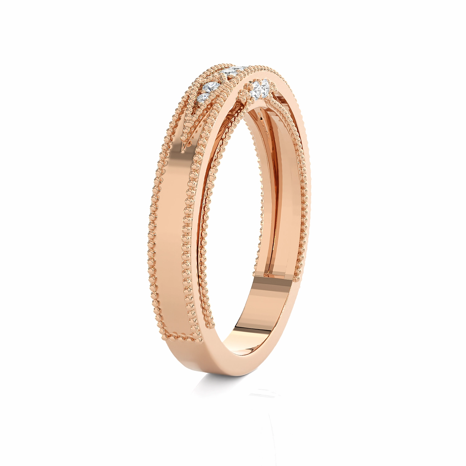 1/10 ctw Round Lab Grown Diamond Ring