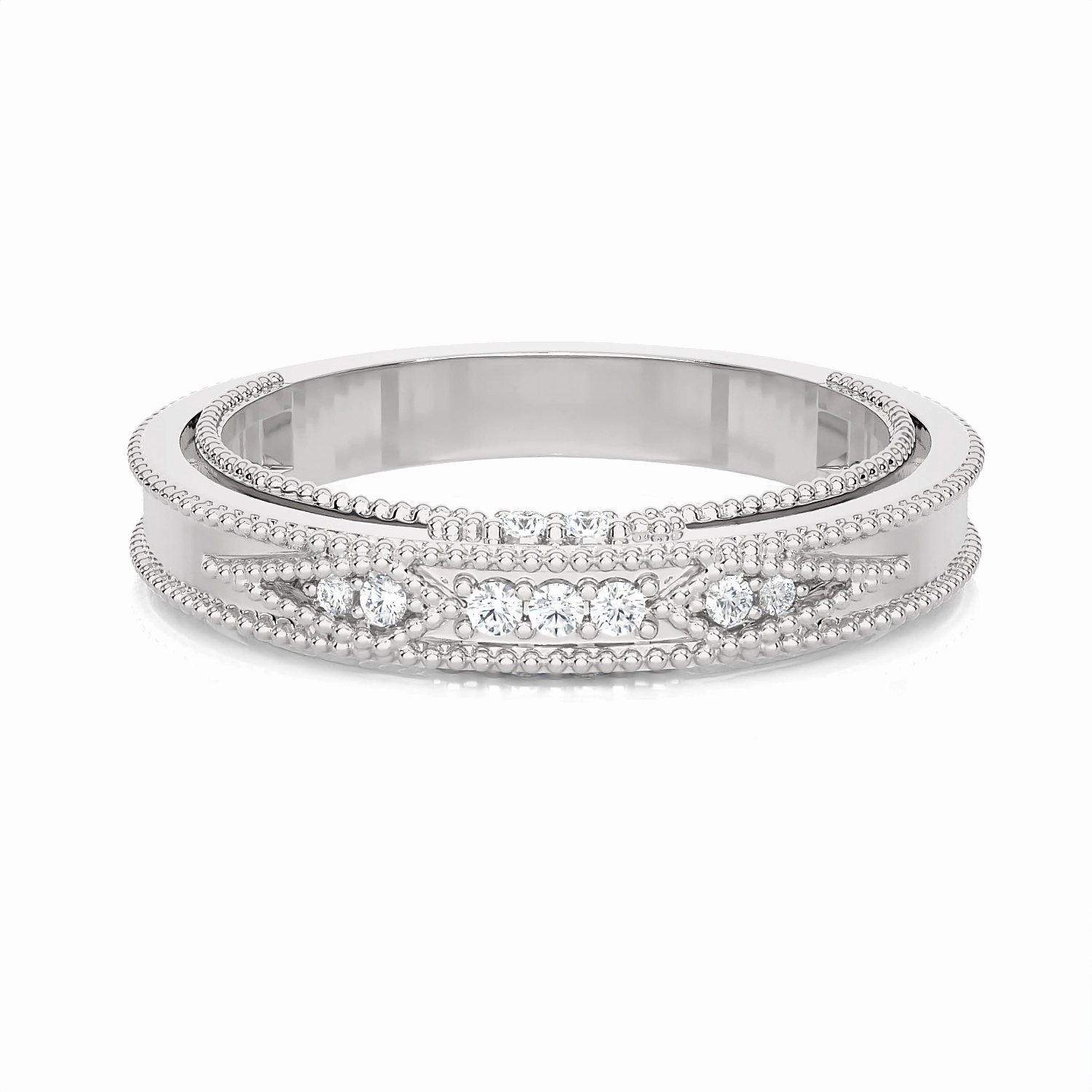 1/10 ctw Round Lab Grown Diamond Ring