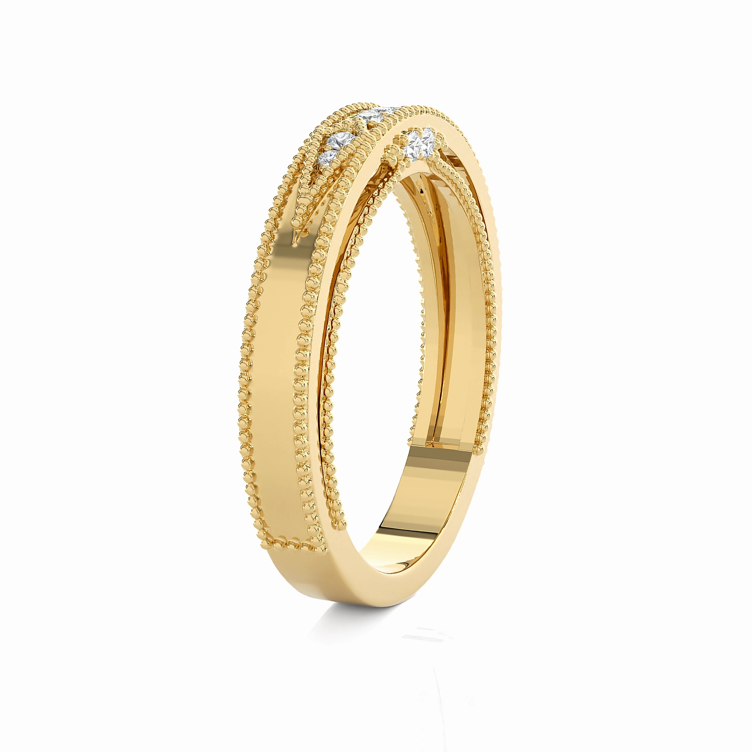 1/10 ctw Round Lab Grown Diamond Ring