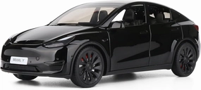 1:24 Die-cast Model car for Model Y Alloy Pull Back Car,Collection, Mini Simulation Vehicles Toys for Kids,Boyfriend,Young Peoples Gift(Black)