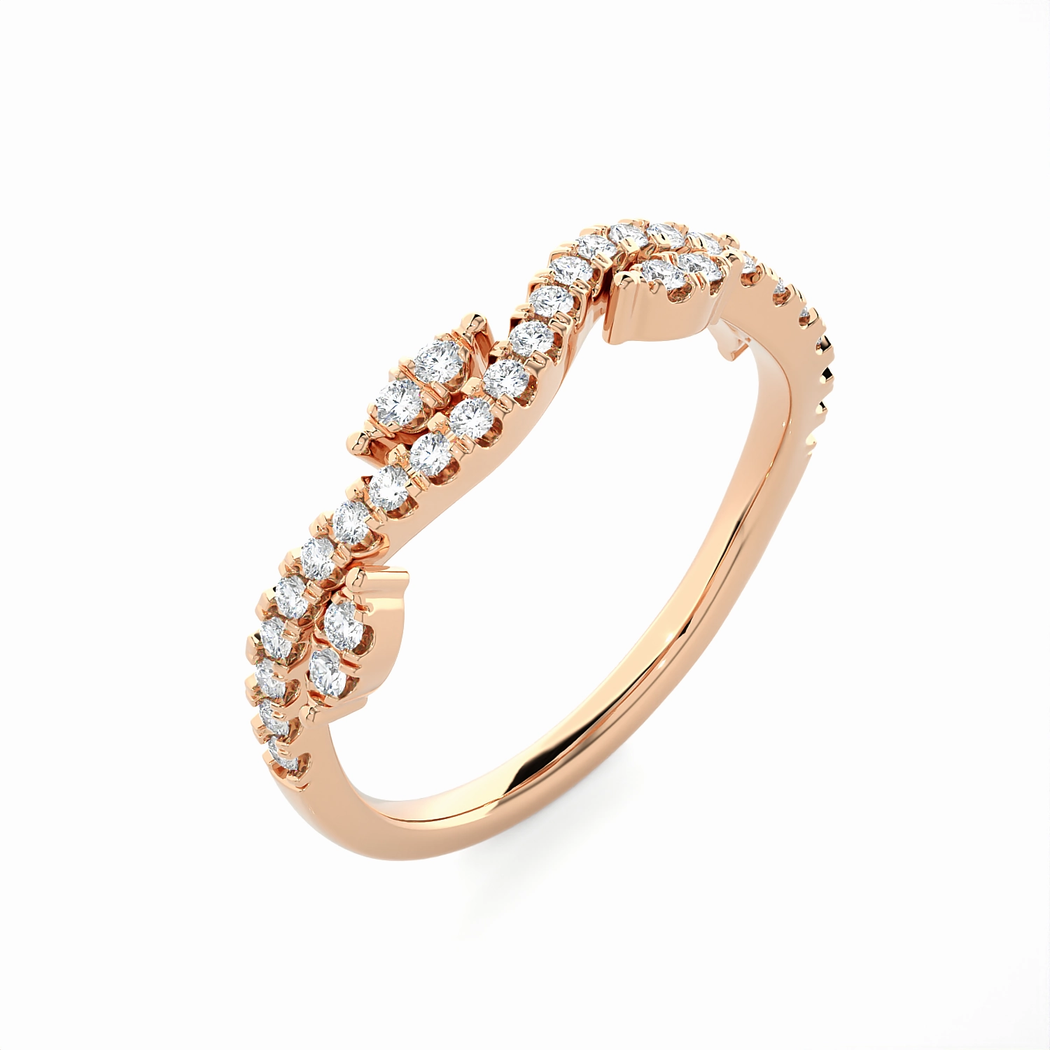 1/3 ctw Round Lab Grown Diamond Ring