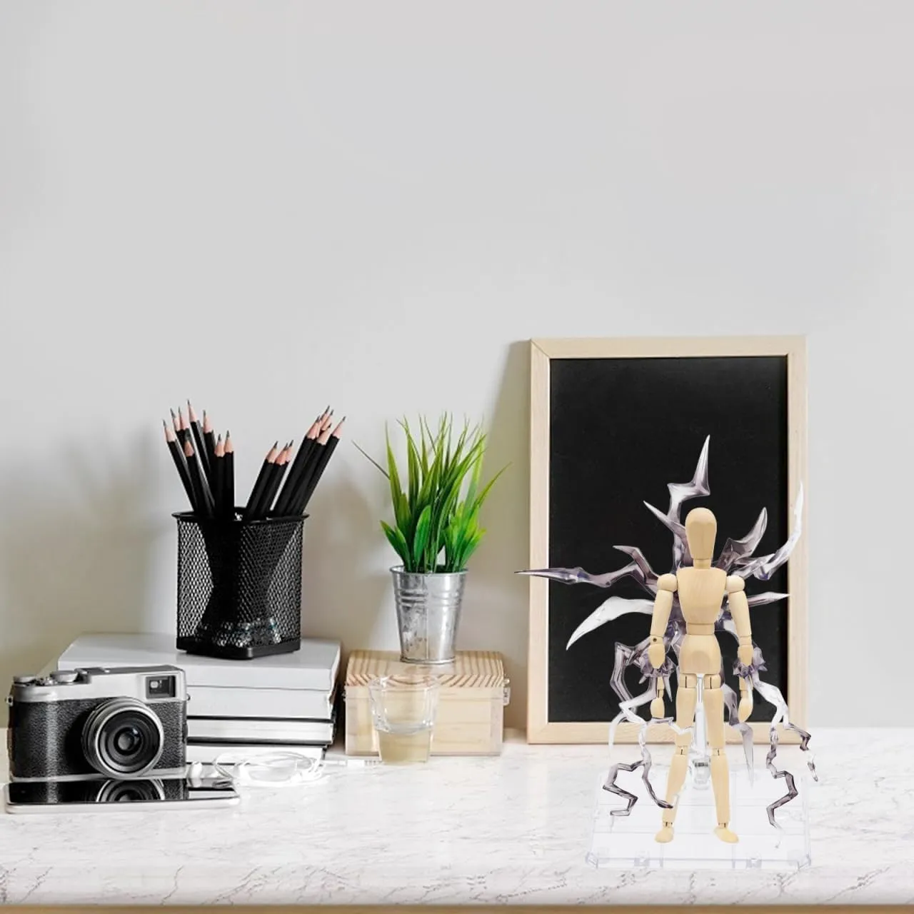1set Action Figure Stand Diy Assembly Doll Rack Clear Toy Model Display Holder for Organizing Action Figures Sturdy Bracket with Stable Base