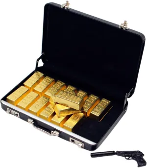 1set Miniature Dollhouse Creative Doll House Accessories for Layout Adorable Gold Bar Ornaments Compact Decoration for Various Scenes