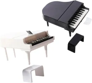 2 Sets Miniature Furniture Model of Mini House Piano Decor Dollhouse Musical Instrument for Home Decoration Mini Craft Enthusiasts Craftsmanship