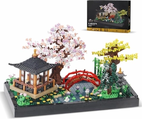2280PCS Zen Garden Luxuriant Micro Mini Building Blocks,Botanical Collection Set,Exquisite Decoration for Home or Offic,Inventive Choice for 8  Kids Or Adults.