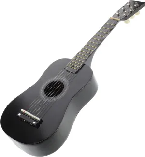 23 Inch Wooden Guitar for Kids, 6 Strings Mini Guitar Musical Instruments Educational Toys for Toddler Kids Boys Girls Beginner(Black)