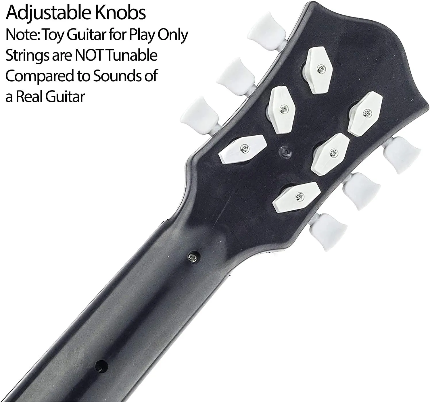 23" Acoustic Guitar, Kids 6 String Toy Guitar - Realistic Steel Strings - Beginner Practice First Musical Instrument for Children, Toddlers (Mahogany)