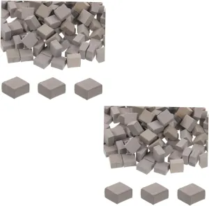 2sets Mini Blocks Building Toys Mini Bricks for Crafts Kids Building Sets 100pcs*2