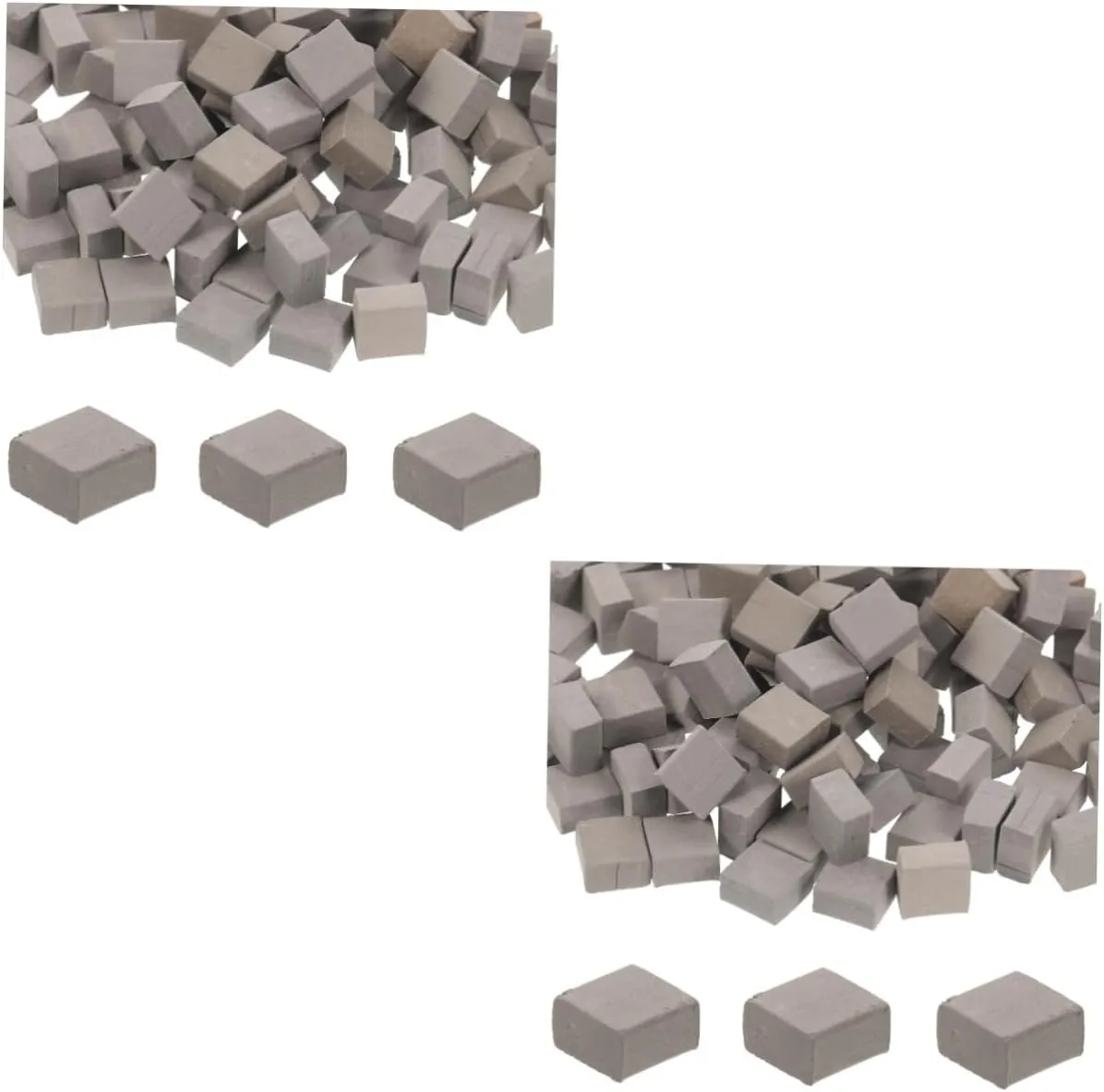 2sets Mini Blocks Building Toys Mini Bricks for Crafts Kids Building Sets 100pcs*2