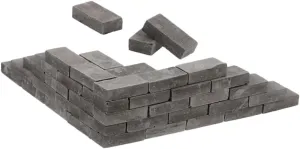 3Bags Miniature Bricks for DIY Micro Landscape Model Building Realistic Decorative Garden Accessories for Table Layouts and Dollhouse Scenes