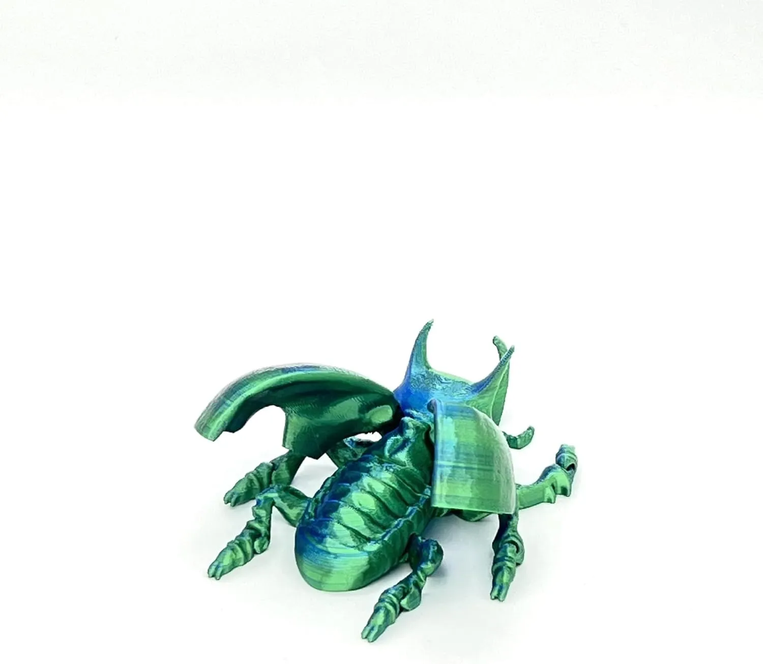 3D Print Unicorn, Toy Desktop Ornament Creative, Action Figure Gifts for Her/Him,Adults Fidget Toys for Autism ADHD (Blue Green)