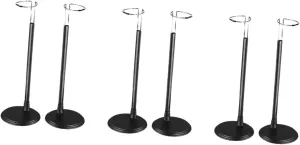 3sets Doll Stands Telescopic Middle Part Action Figure Holders for Shop Display Home Decor 2pcs*3