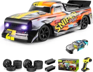 4DRC Rc Car, 2.4Ghz High Speed RC Drift Car, 4WD Drifting Racing Remote Control Monster Truck 30  KM/H, All Terrain Off Road Truck for Adult & Kids Age 8-12 Gift