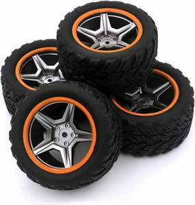 4X Durable RC Car Wheel Tire Repair Parts for WLtoys 104009 12402-A 124019 FY03