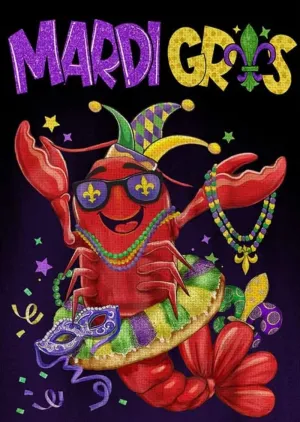 500 Piece Jigsaw Puzzles,Mardi Crawfish New Orleans Carnival Celebration Jigsaw Puzzles Home Decor Educational Games Large Puzzle Game Toys Gift