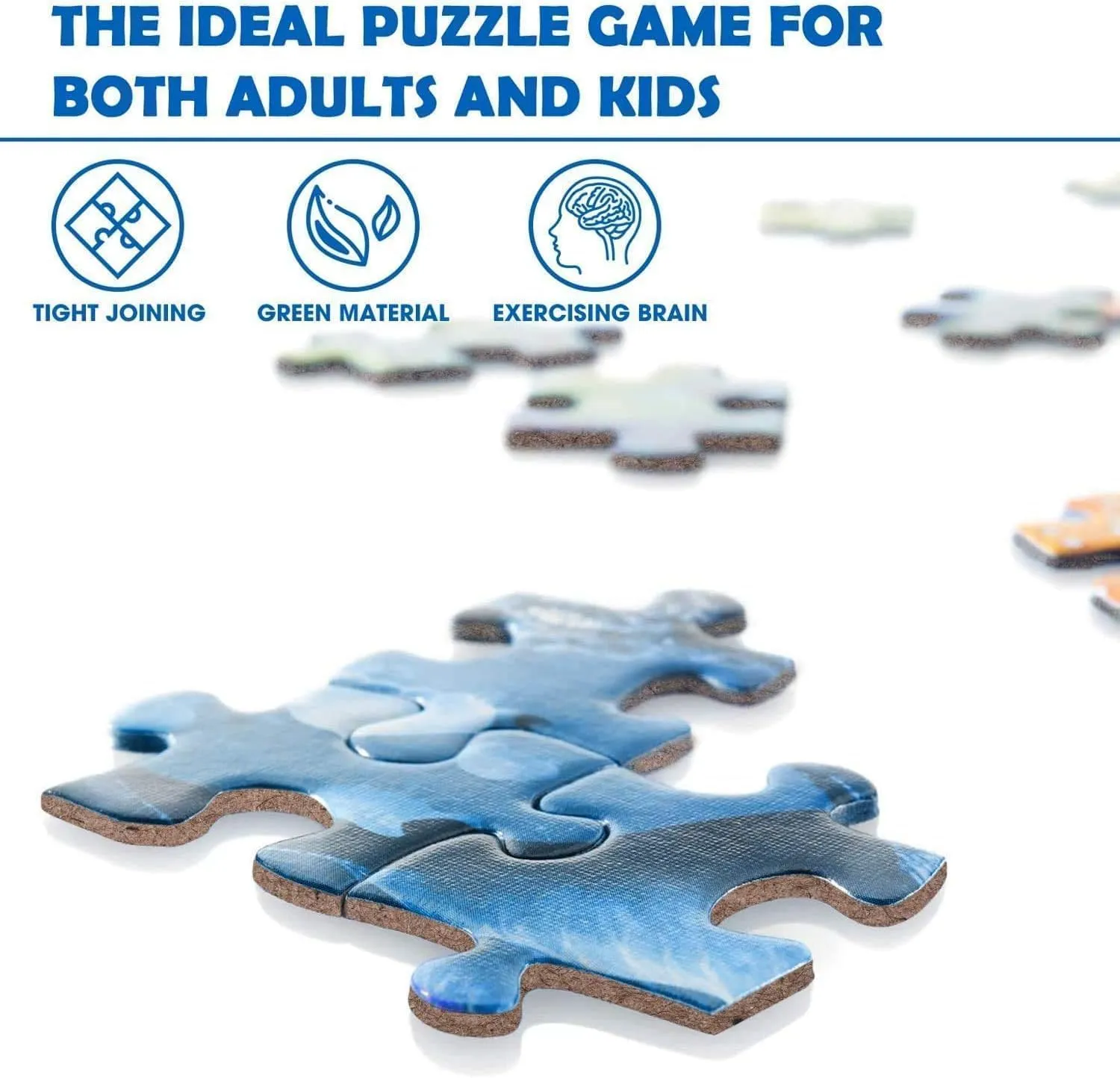 500 Piece Puzzles for Adults Kids Cool Anime Fishing Village at Dusk Anime Wooden Puzzles Family Decorations Puzzle Game Education Game Parent Child Game