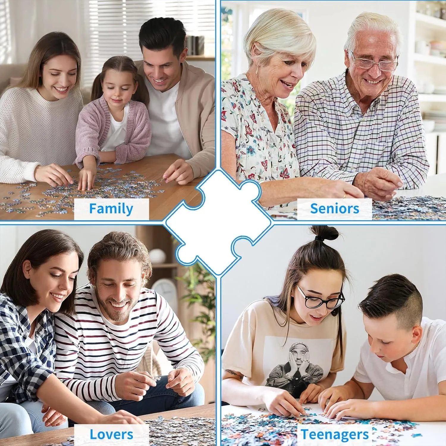 500 Piece Puzzles for Adults Kids Cool Anime Fishing Village at Dusk Anime Wooden Puzzles Family Decorations Puzzle Game Education Game Parent Child Game