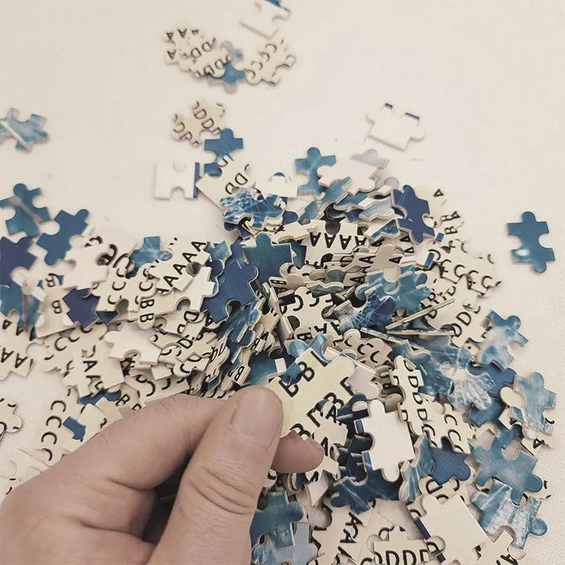 500 Piece Wooden Jigsaw Puzzles for Seniors Elders Relaxing Lighthouse Fishing Village Puzzle Games for Men Women Funny Parent Child Game Toy