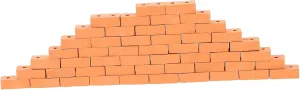 50pcs Bricks Simulation Brick Landscaping Accessories for Boys and Girls Crafting Landscape Decor for Creative Building Projects