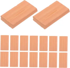 50pcs Miniature Brick Models for Dollhouse and Crafts Realistic Landscape Decor for Projects and Miniature Architecture Compact Design for Easy Storage