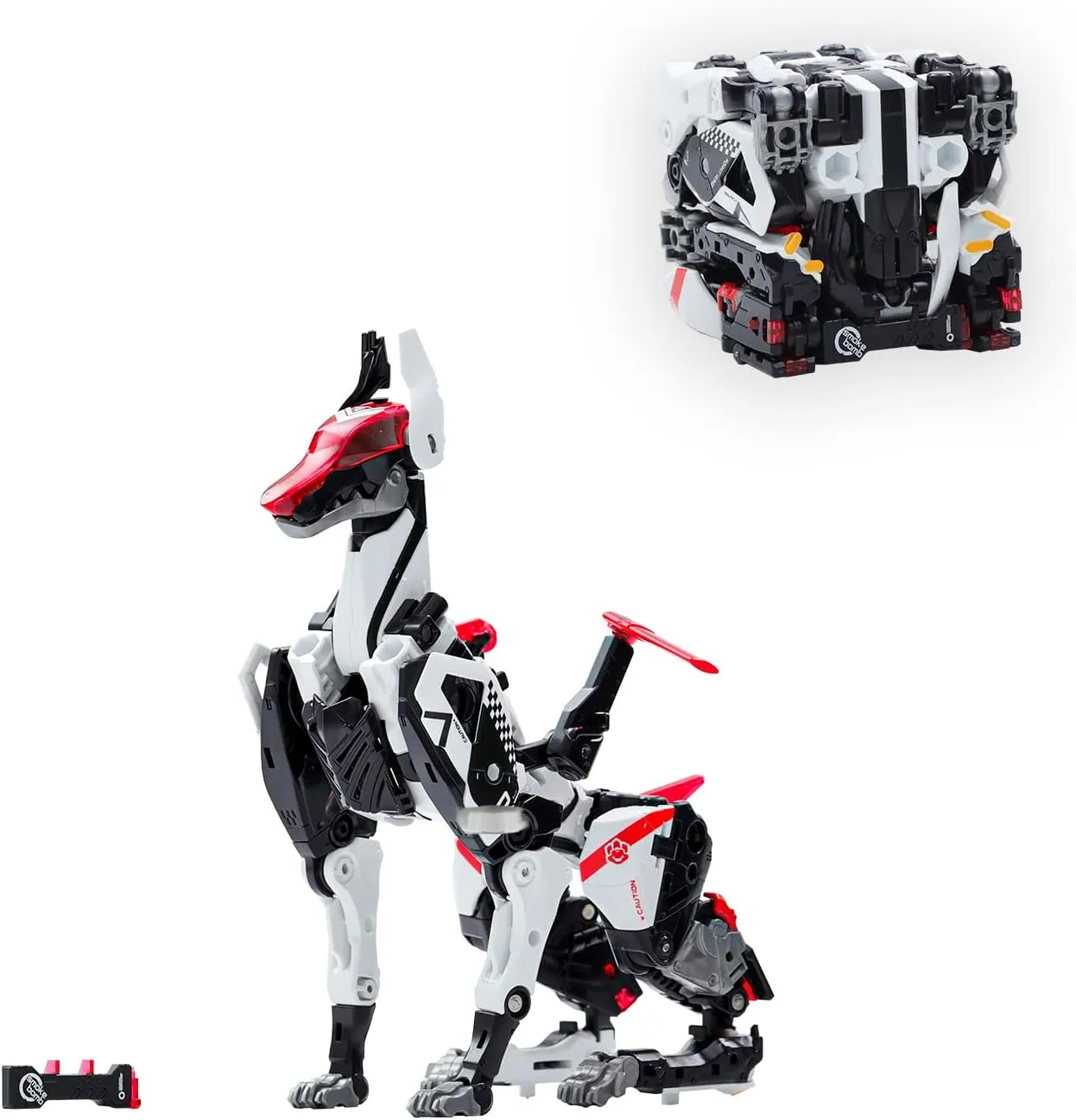 52TOYS Beastbox ROARMEO Deformation Action Figures, Collectible Deformation Toys in Animal Mecha and Cube, Robot Toys for Boys