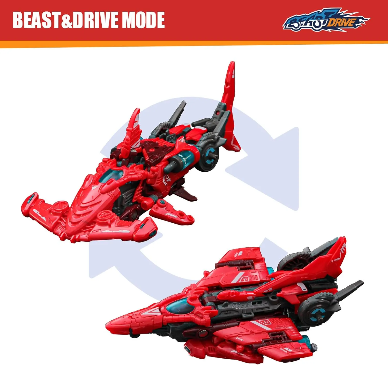 52TOYS BEASTDRIVE BD-04 Abyss Sweeper Deformation Toys Action Figure, Converting Toys in Vehicle and Beast, Perfect Birthday Party Gift for Teens and Adults