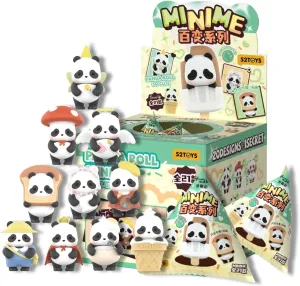 52TOYS Panda Roll Minime Dress-Up Series 20PCS, Whole Set Collectible Toy Kawaii Creative Gift Room Decor Desktop Decoration 1.57 Inch, Gift for Birthday Part