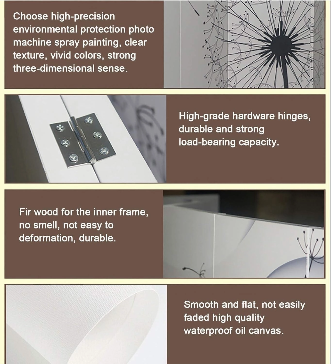5 Panels Room Divider Screen Windmills Mountains Lassithi Plateau Folding Privacy Screen Partition Canvas Wall Divider Indoor Freestanding Divider Room Portable Separator