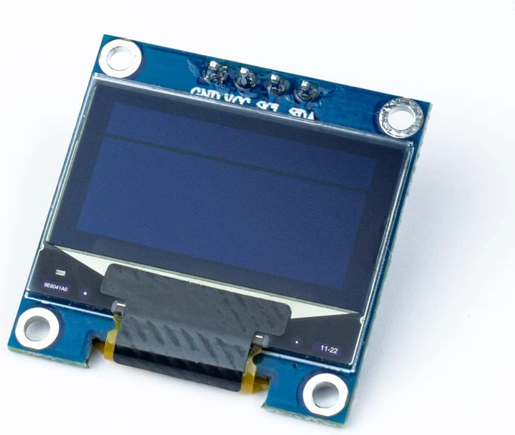 5 Pcs 0.96 Inch OLED I2C IIC Display Module 12864 128x64 Pixel SSD1306 Mini Self-Luminous OLED Screen Board Compatible with Arduino Raspberry Pi(Blue and Yellow)