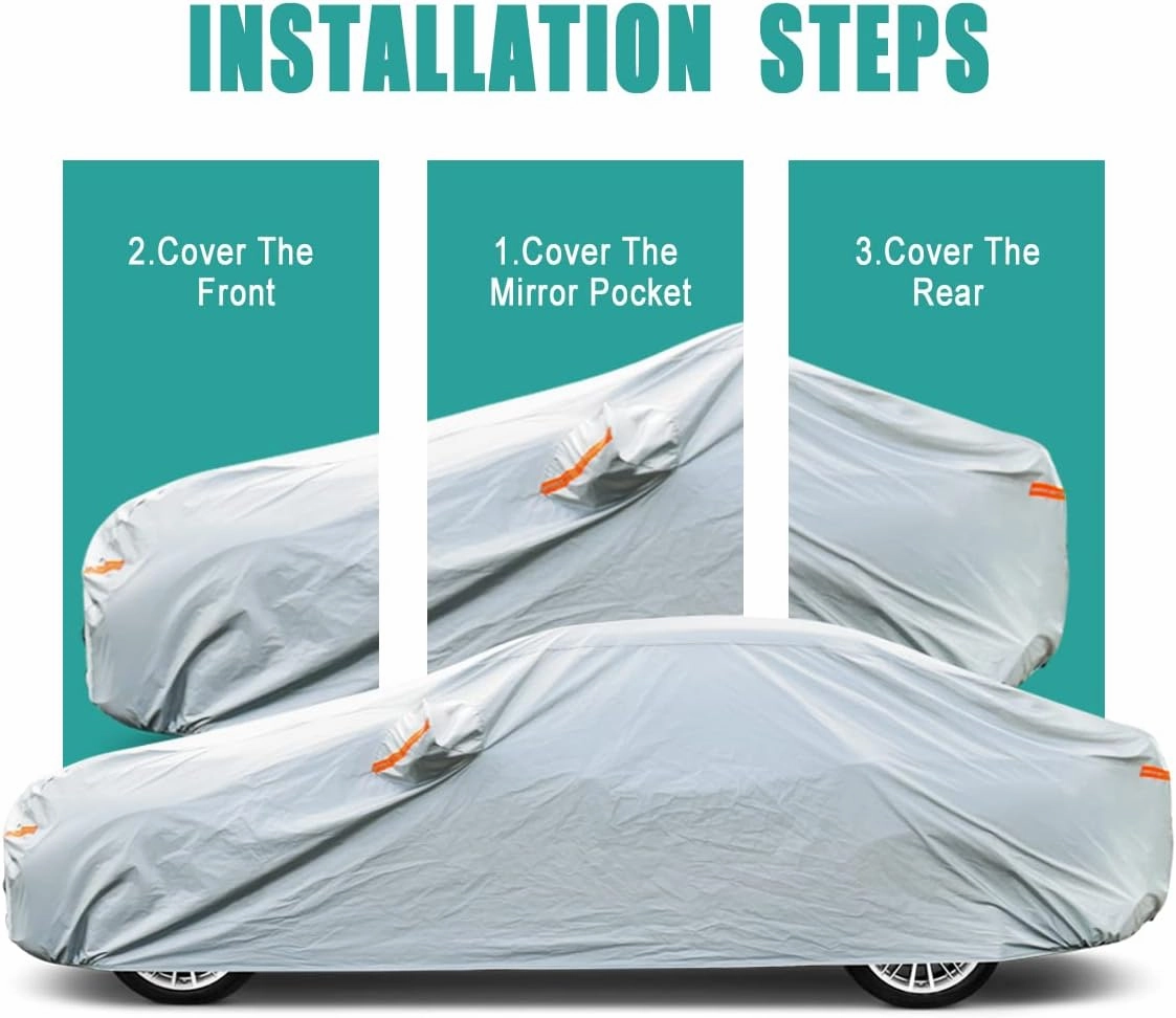 6 Layers SUV Car Cover Custom Fit BMW X5 (2007-2025) Waterproof All Weather, Heavy Duty Outdoor Snow Sun Rain Uv Protection (Ships from US Warehouse, Delivery 3-8 Days)