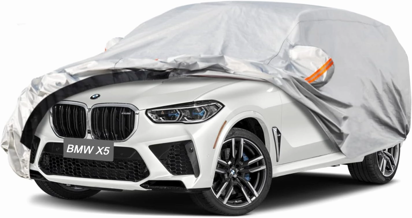 6 Layers SUV Car Cover Custom Fit BMW X5 (2007-2025) Waterproof All Weather, Heavy Duty Outdoor Snow Sun Rain Uv Protection (Ships from US Warehouse, Delivery 3-8 Days)