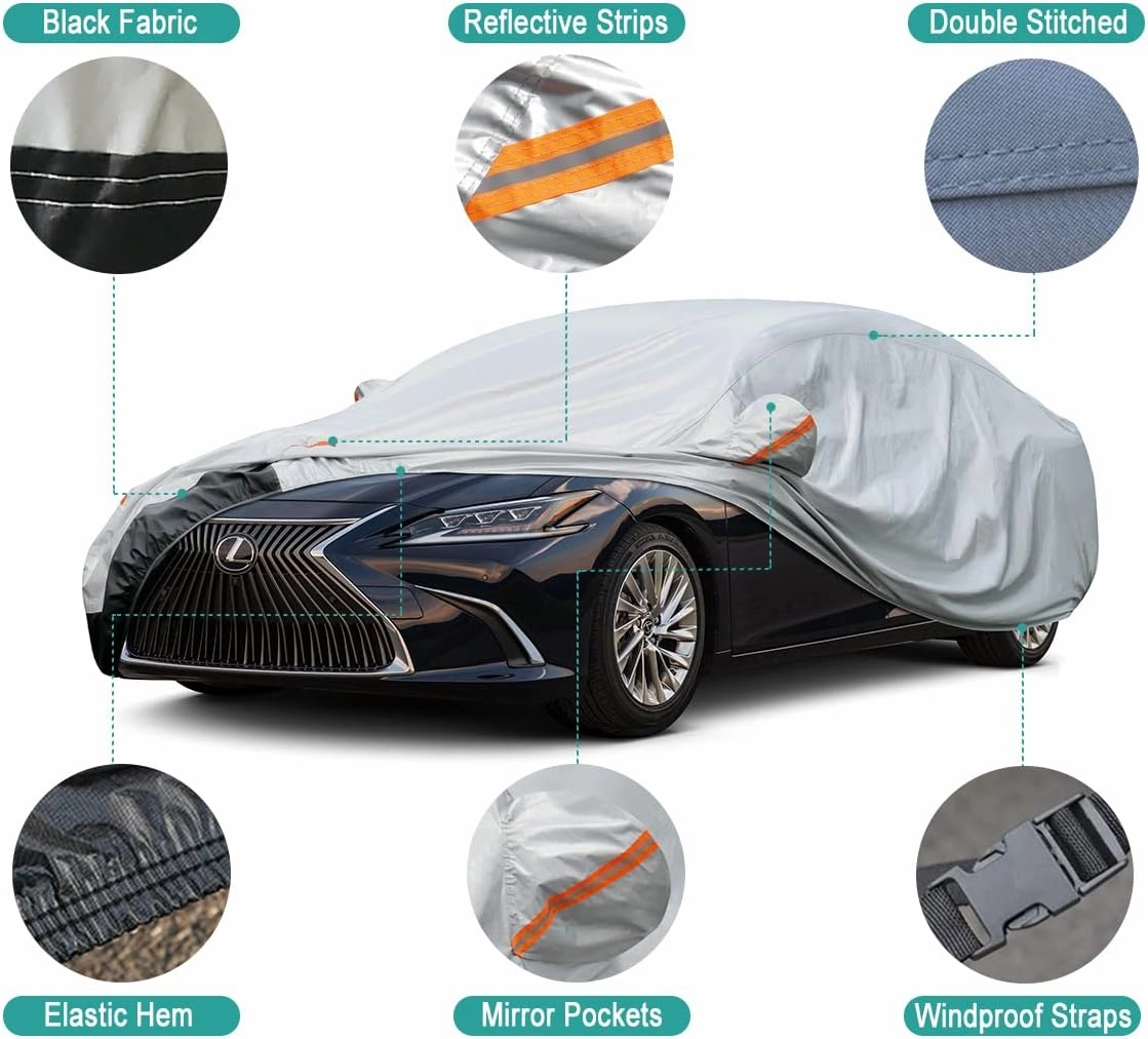 6 Layers SUV Car Cover Custom Fit BMW X5 (2007-2025) Waterproof All Weather, Heavy Duty Outdoor Snow Sun Rain Uv Protection (Ships from US Warehouse, Delivery 3-8 Days)