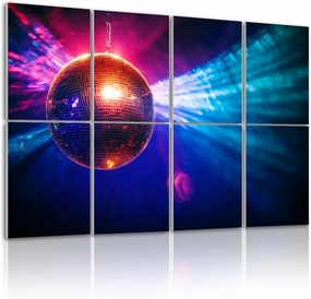 8 Pack Art Acoustic Panels Disco ball bright rays Sound Absorbing Panel 32"x48" Soundproof Wall Panels Acoustic Wall Art for Studios, Office, Theaters