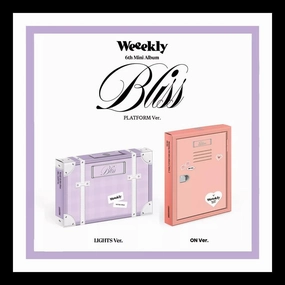 [Platform Ver] WEEEKLY BLISS 6th Mini Album [LIGHTS   ON - Set of 2] K-Pop Sealed