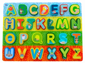 ABC Coquí Wooden Puzzle