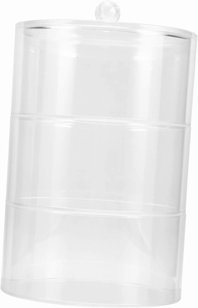 ABOOFAN Multi Transparent Jewelry Storage Box Stackable Belt Organizer for Earrings Rings and Accessories Space Saving Display for Home Travel