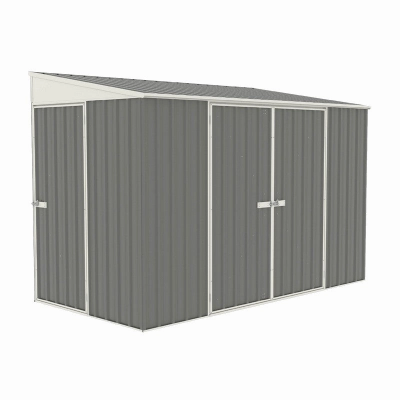 Absco 4' 11" x 9' 10" Pent Bike Store Steel Grey - Classic