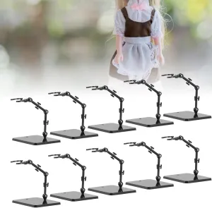 Action Figure Stand, Figure Model Stand Figure Holder Display Plastic Figure Stand For Dolls Adjustable Action Figure Display Stands For 6 Inch (plastic)