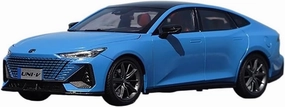 Alloy Resin Car Vehicle Model 1 18 Fit for Changan UNI-V Blue Static Die-Casting Alloy Car Model Collection Desktop Decoration Gift Festive Deluxe Gift