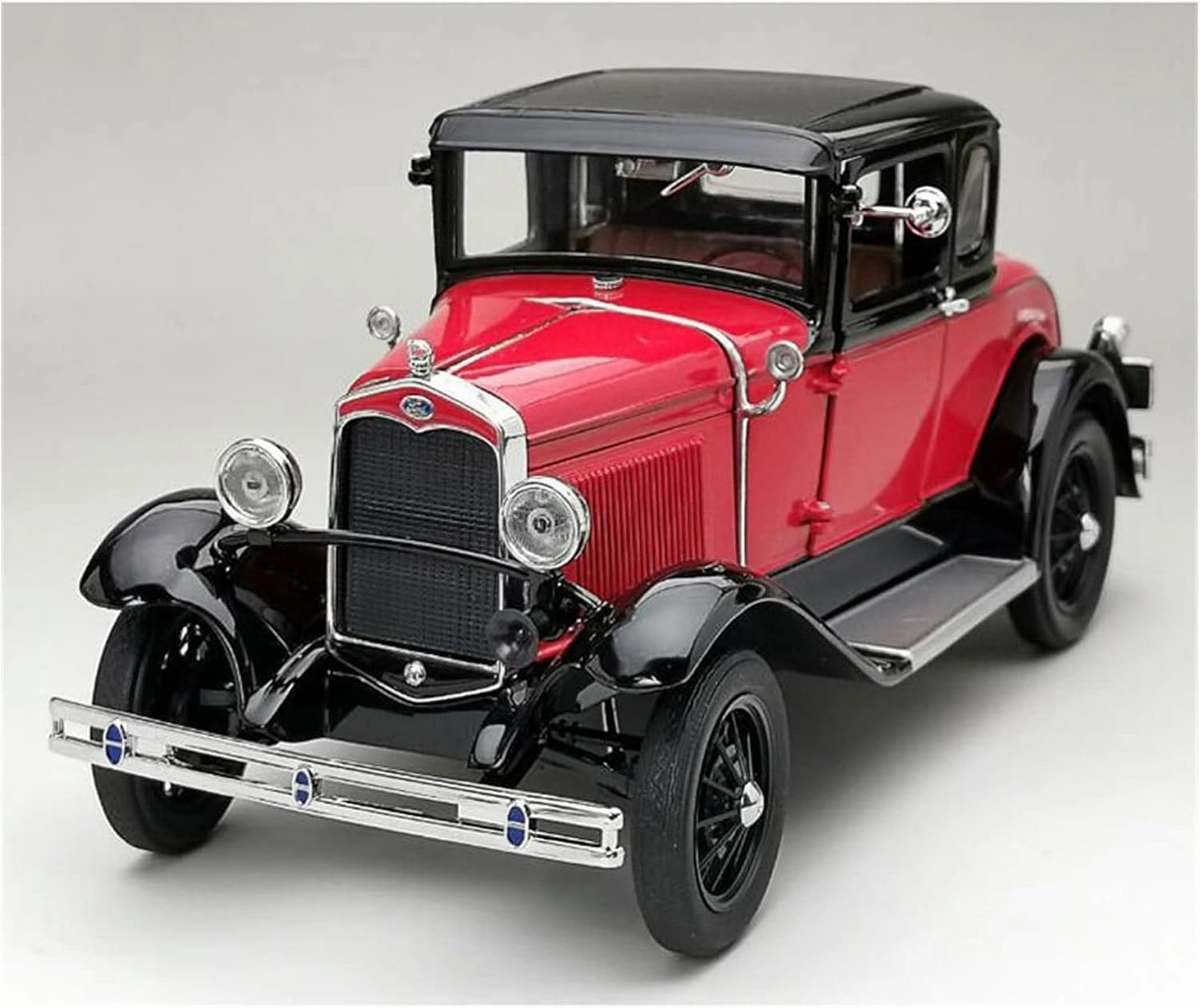 Alloy Resin Car Vehicle Model Fit for Ford Model A Coupe 1 18 Red Alloy Car Model Static Display Adult Souvenir Collection Festive Deluxe Gift