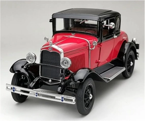 Alloy Resin Car Vehicle Model Fit for Ford Model A Coupe 1 18 Red Alloy Car Model Static Display Adult Souvenir Collection Festive Deluxe Gift