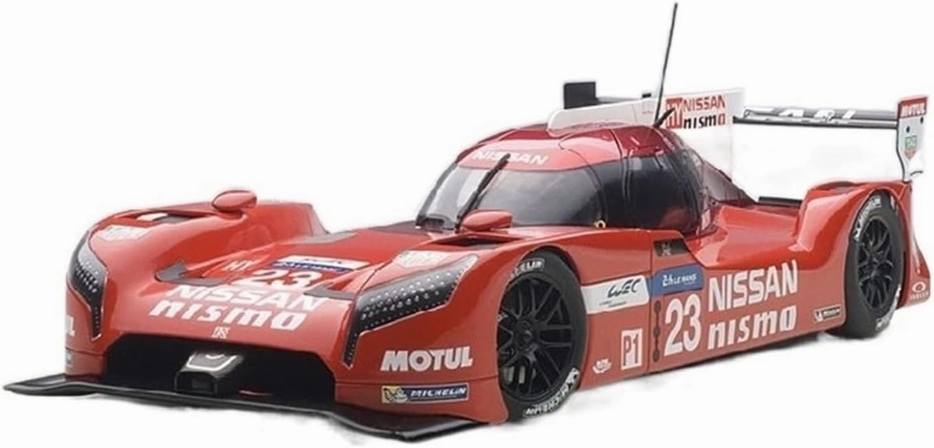 Alloy Resin Car Vehicle Model Fit for Nissan GTR LM 23# 2015 1 18 Alloy Die Cast Simulation Car Model Boutique Toy Gift Collection Festive Deluxe Gift