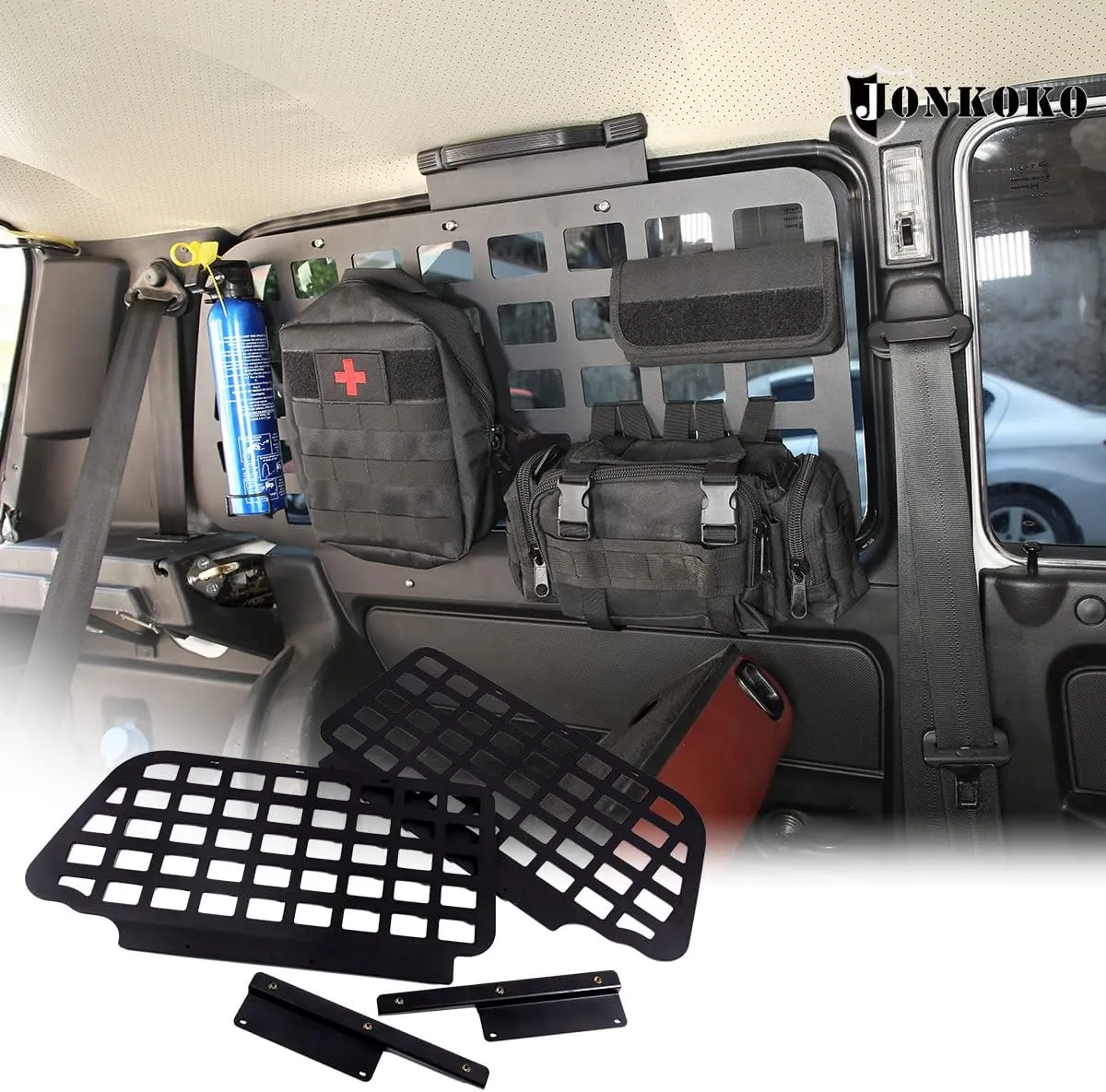 Aluminum Alloy Car Rear Window Storage Panel Fit for Lada NIVA Auto Storage Rack Luggage Carrier Car Accessories